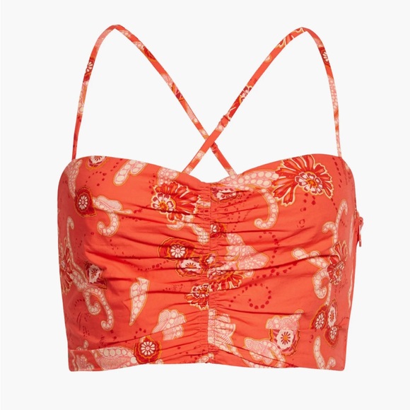 A.L.C. Tops - A.L.C. NWT $295 Arit Floral Cotton Crop Top Sz 8